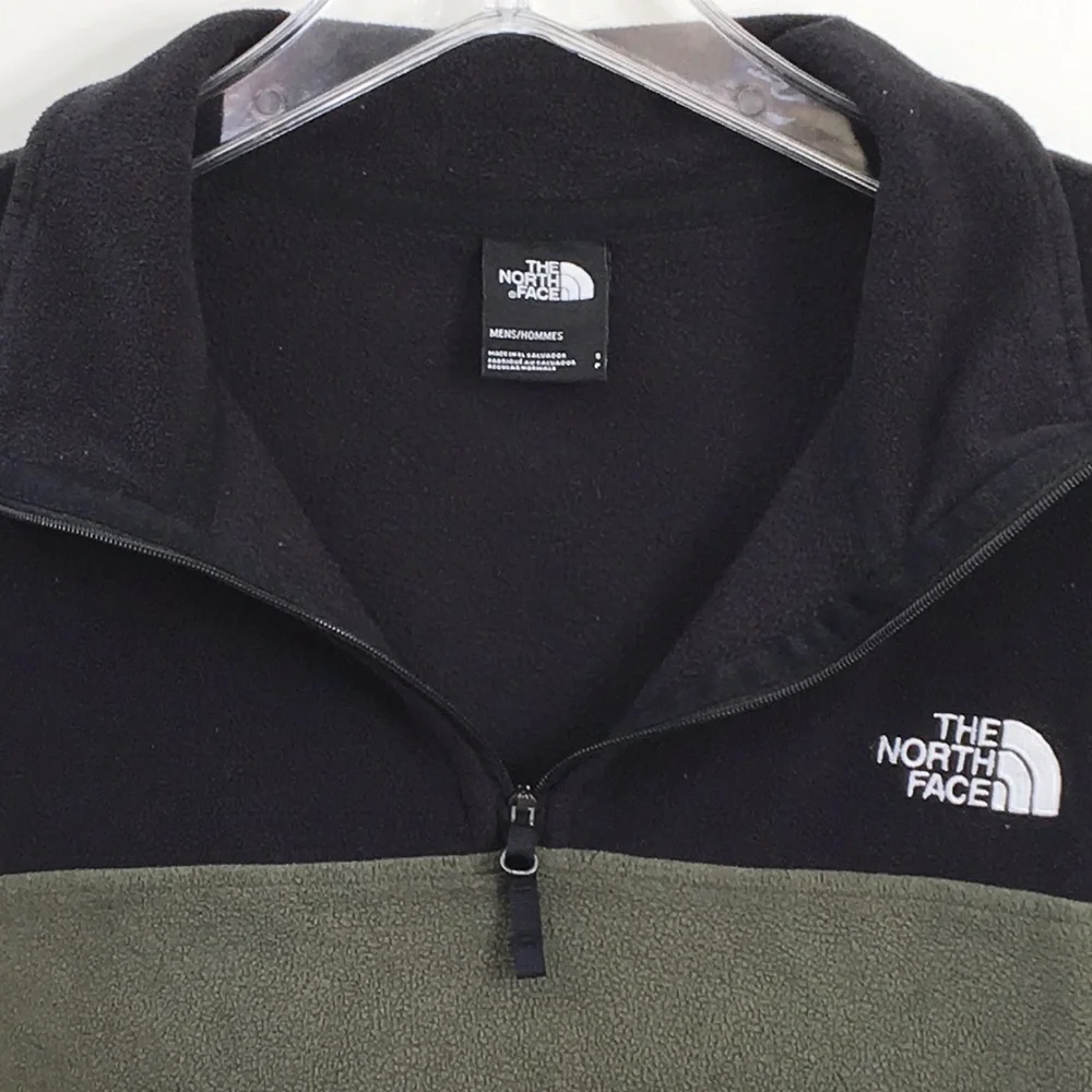 The North Face Mens Quarter Zip Fleece Pull Over Size S EXCELLENT Condition